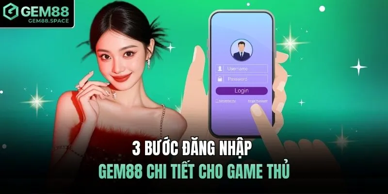3 Bước đăng nhập GEM88 chi tiết cho game thủ