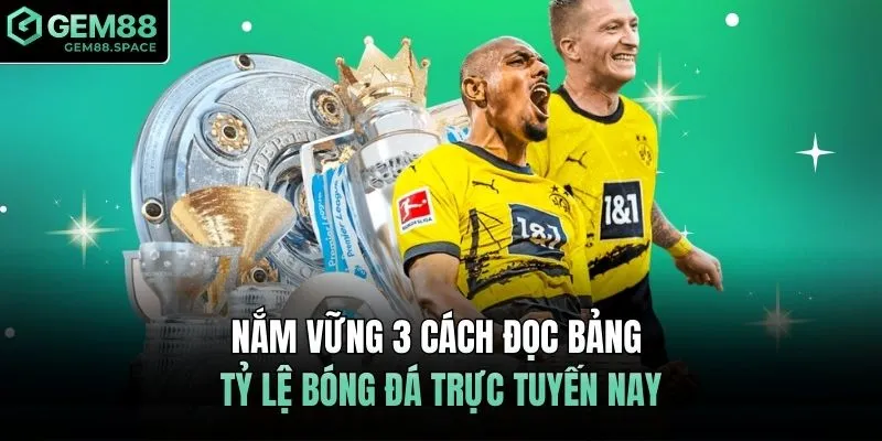 Nắm vững 3 cách đọc bảng tỷ lệ bóng đá trực tuyến nay